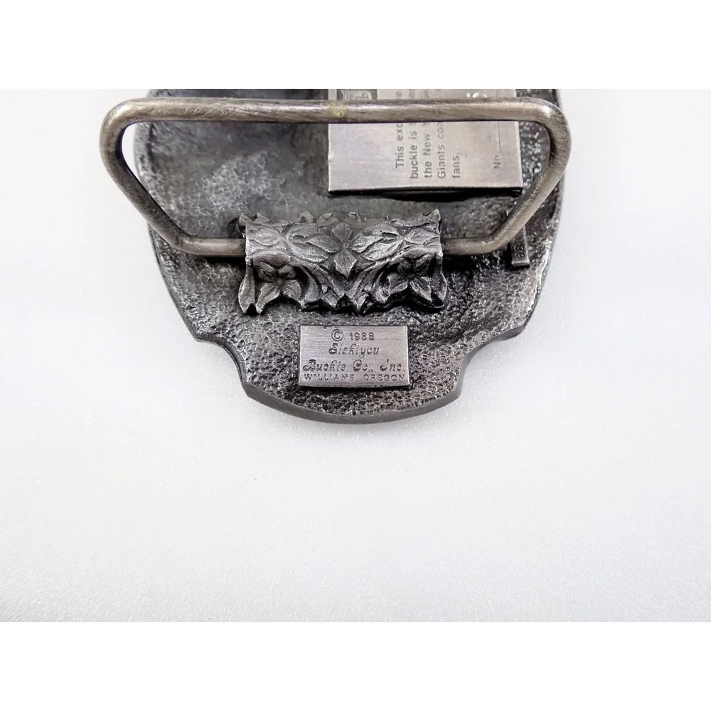 Vintage 1988 New‎ York Giants Belt Buckle Siskiyou Limited Edition #536/10000